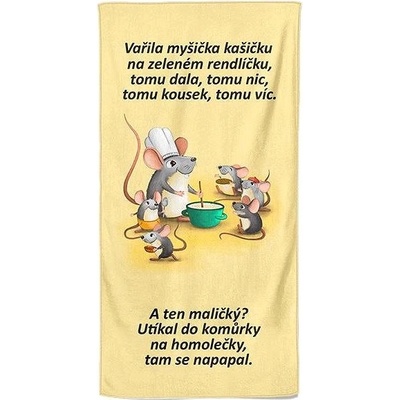 Impar osuška Vařila myšička 70 x 140 cm
