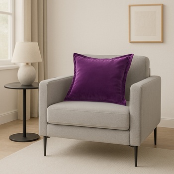 Takoy DIVA LINE zo zamatu s ozdobnými okrajmi-HF-315236 45 x 45 cm