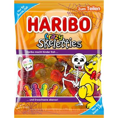 Haribo Halloween blázniví kostlivci 160 g