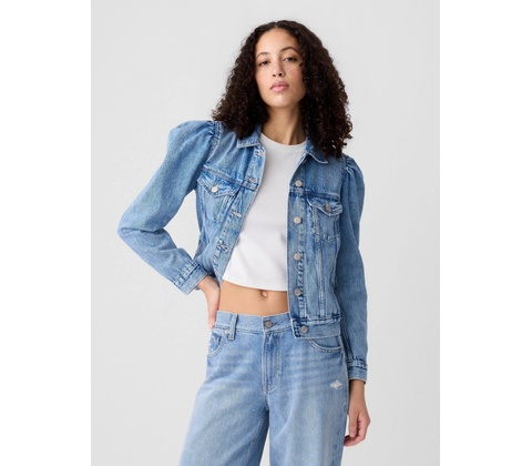 Gap V-DENIM modrá