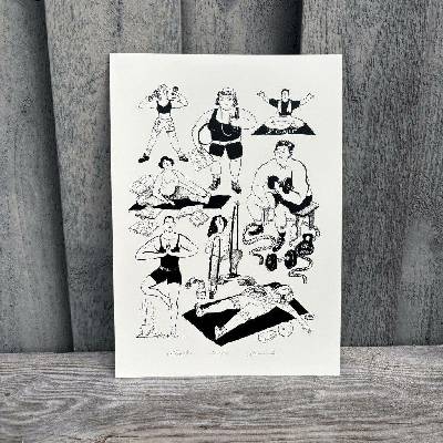 Grafika Stellion Posilka Velikost: A4