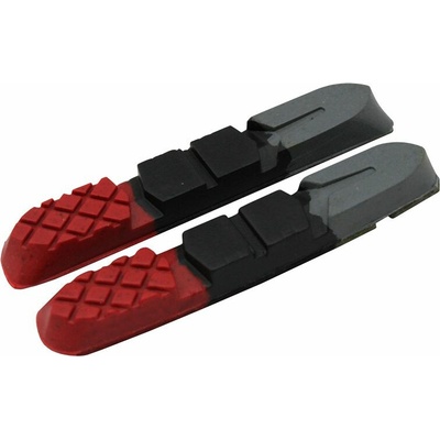 Clark Clark s CPS501 MTB (V-brzda, suché a mokré podmínky) 70 mm červeno-černé a šedé brzdové vložky