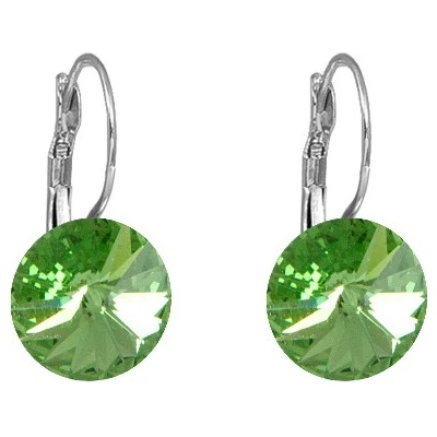 JSB Rivoli se Swarovski Elements visací Peridot 13144