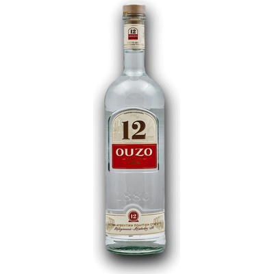 Ouzo 12 40% 1 l (čistá fľaša)