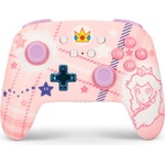 PowerA Enhanced Wireless Nintendo Switch Princess Peach Plaid (NSGP0255-01)
