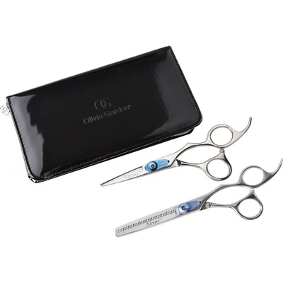 Olivia Garden nůžky sada nůžek Xtreme v pouzdře nůžky XT-500 + efilačky XT-635