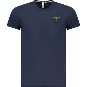Accademia militare Тениска с къс ръкав Military Academy - BRANDNAME, Размер S, Цвят Синьо (S6S6805586_BL044)