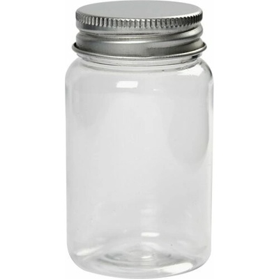 Creative Plastová lahvička se šroubovacím víčkem - 100 ml, 10 ks v balení