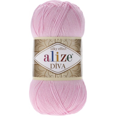 Příze Alize Diva 291 - růžová