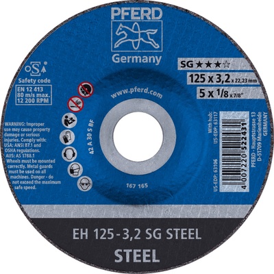 Pferd rezací kotúč 125 x 3,2 mm 61320232
