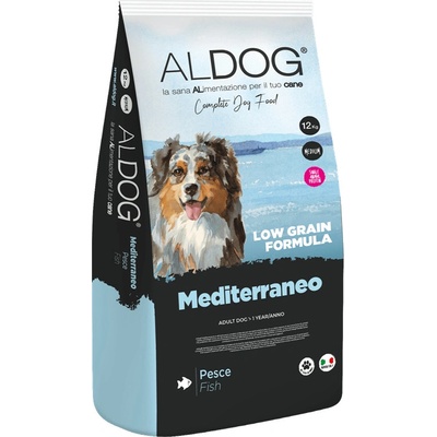 Aldog Adult Low Grain Medium Mediterraneo Fish 3 kg
