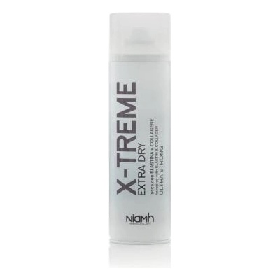 Niamh Hairkoncept lak na vlasy XTreme Extra Dry Hairspray Elastin Strong 500 ml