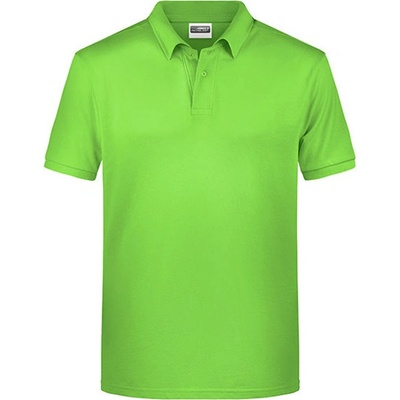 James & Nicholson Pánska polokošeľa JN8010 lime Green