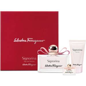 Salvatore Ferragamo Signorina Gift Set EDP 100 ml + Body Lotion 50 ml + EDP 5 ml за жени
