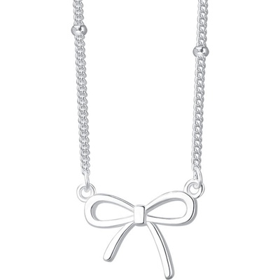 Silenti Jewelry Сребърно колие "Панделка