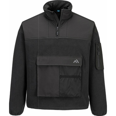 Portwest KX378 KX3 Fleece na zips 1/4 Black