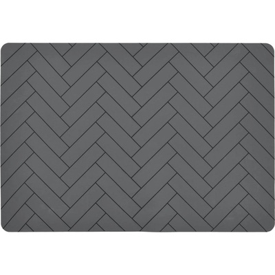 Södahl Sivé silikónové prestieranie Tiles 33x48cm