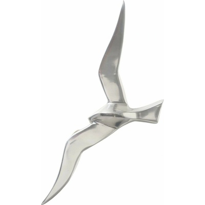 Boltze hliníková dekorace na zeď Mewa 14x35 cm