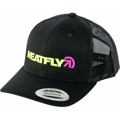 Meatfly шапка Percy Trucker Snapback Lime / Black | Черна | Размер Meatfly | Cheren | МЪЖЕ | ЕДИН РАЗМЕР