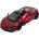Kinsmart Метална количка Kinsmart - McLaren 720S, 1: 36, бордо (60118)