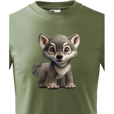 dětské triko Vlk Military 69