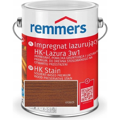Impregnace na dřevo Remmers HK-Lasur ořech 20l