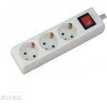 V-TAC 3 Plug 1,5 m Switch (8762)