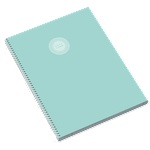 Ambar Moonflower Campus Pastel A4 80 листа карирана тетрадка със спирала 27318939 (27318939)