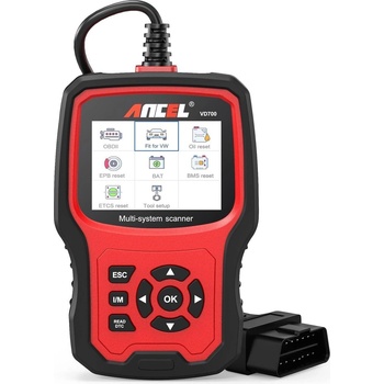 ANCEL VD700 Automotive OBD Code Reader(Specially designed for VAG vehicles) (VD700)