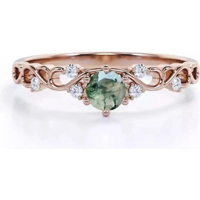 Olivie Stříbrný prsten 7378