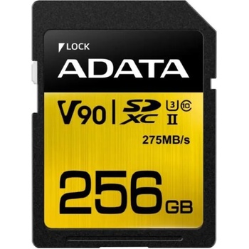 ADATA Premier ONE SDXC 256GB C10/U3/V90 ASDX256GUII3CL10-C