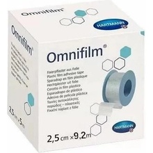 Omnifilm náplast transparetní - různé rozměry 2,5 cm x 9,2 m 1 ks