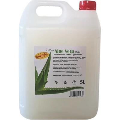 Nucco White tekuté mydlo s vôňou Aloe Vera 5 l
