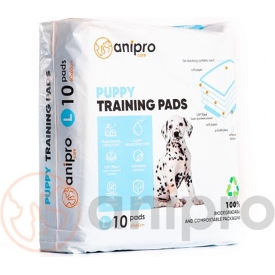 Anipro Large - Хигиенни подложки (памперси) създадени за приучаване на малки кученца към хигиенни навици, 60х60 см, 10 броя