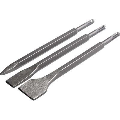 Stalco Zostava sekáčov do betónu SDS-PLUS, 250 mm, 3 prvky 1/5/25 - S-28225
