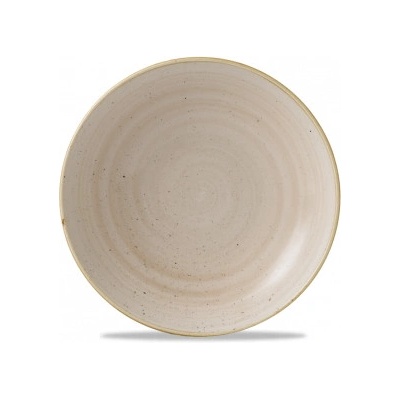Churchill 1795 Stonecast Nutmeg Cream 24,8 cm Mísa coupe ručně zdobená