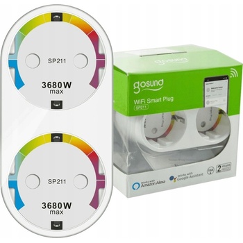 Gosund Dual smart plug WiFi SP211 3500W