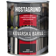 Barvy a laky Hostivař HOSTAGRUND KOVÁŘSKÁ BARVA S2160 0,6L 0950 kovářská čerň