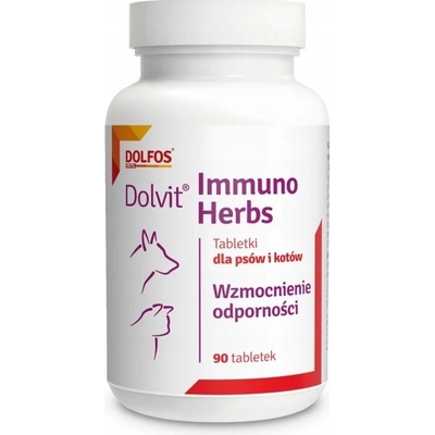 Dolvit Immuno Herbs PODPORA IMUNITY pro PSY a KOČKY 90 tablet