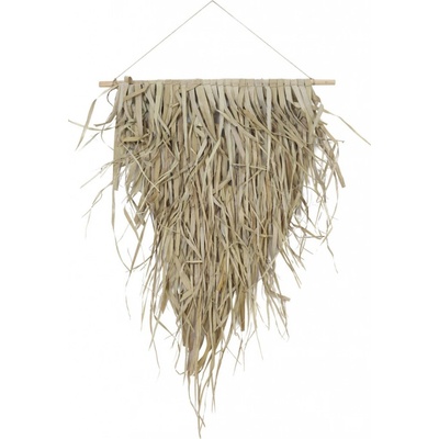 Nástěnná dekorace pletený trojúhelník z palmového listí Katiola - 79*150 cm - Light & Living