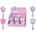 Aquarius Cosmetic Четка за коса, Martinelia, Unicorn 20201W, Асортимент (MA20201W)