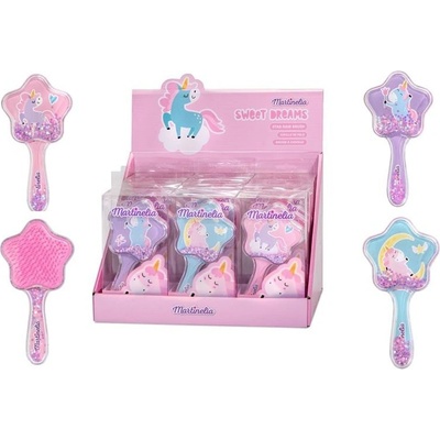 Aquarius Cosmetic Четка за коса, Martinelia, Unicorn 20201W, Асортимент (MA20201W)