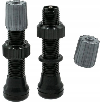 Ventily AV Trezado Schrader 40 mm čierne 2 ks