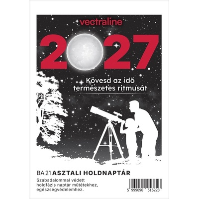 VECTRALINE Настолен календар vectraline ba21 с плоска лунна фаза 2027. 23.02001 (23.02001)