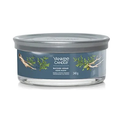 Yankee Candle Bayside Cedar свещ с 5 фитила - Signature tumbler 340 гр