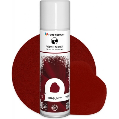 Food Colours zamatový sprej Burgundy 250 ml