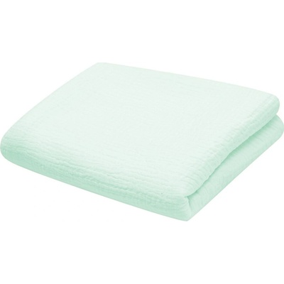 New Baby Mušelínová detská deka mint