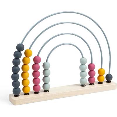 BIGJIGS TOYS Dřevěné duhové počítadlo
