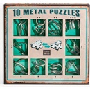 EUREKA Sada 10 kovových hlavolamů zelená