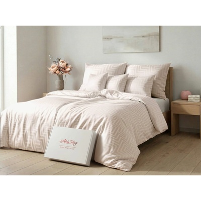 Áčko Mako damašek obliečky PALMA Rose 2x 70x90 140x200